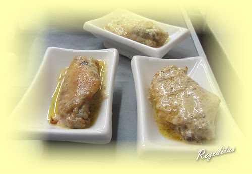 ALITAS DE POLLO AL CURRY EN SALSA DE YOGUR Y COMINO