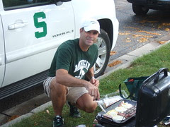 Mark, the grill master
