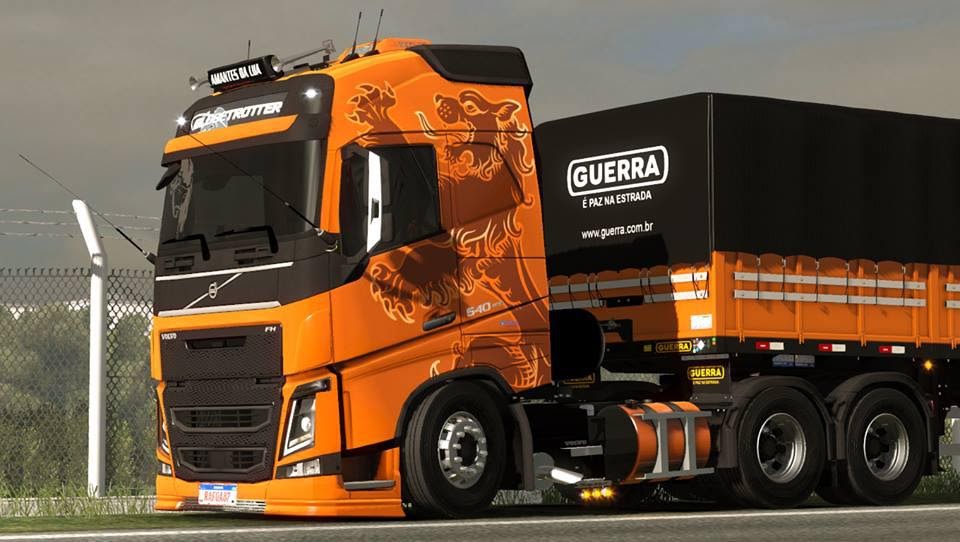 EURO TRUCK SİMULATOR 2 1.34.0.25 (NEW VOLVO FH16 V1.2 TRUCK MOD
