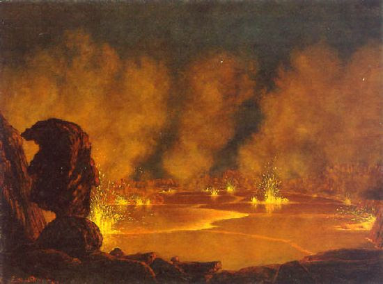 Volcanic Eruption At Mauna Loa