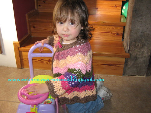 matilda`s chevron lace cardigan