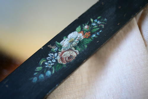 Brimfield Finds - Floral Mirror