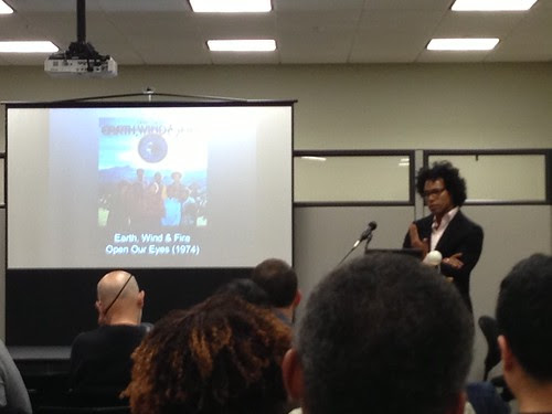 Ivy Wilson, delivering his talk at CUNY Grad Center