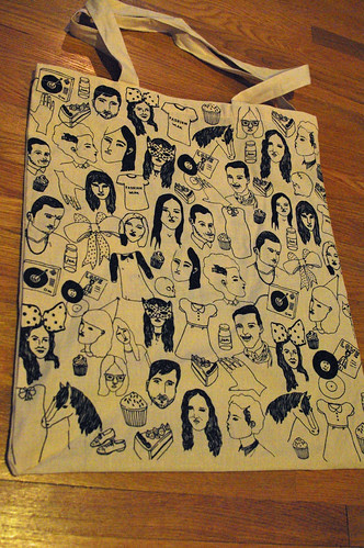 Refashioning a topshop totebag