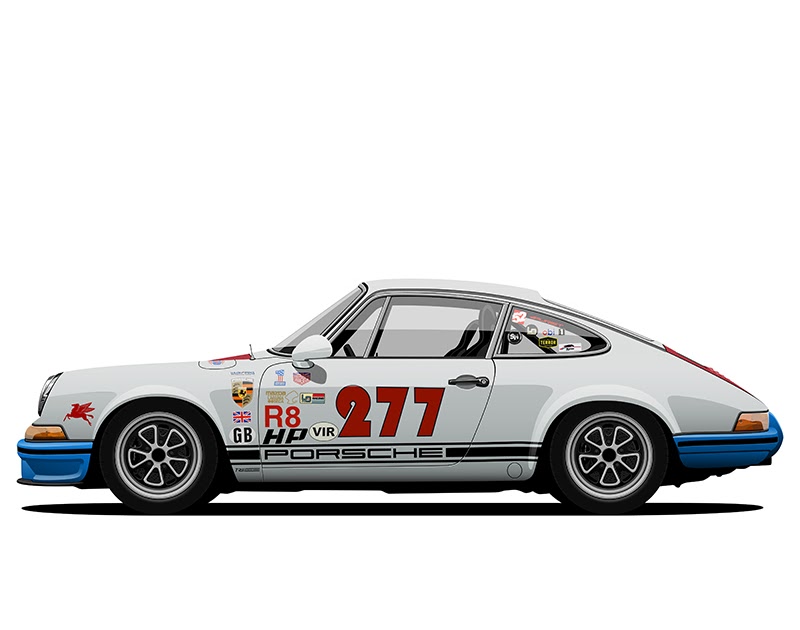 Porsche Car Vector