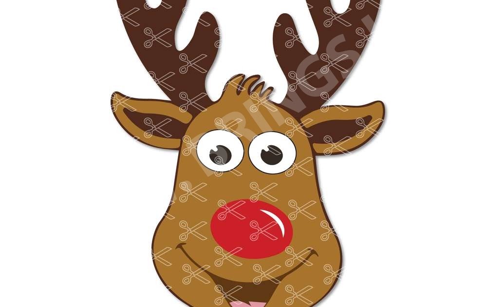 Cute Deer Face Cartoon