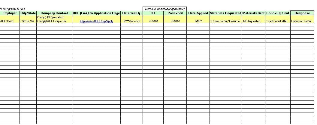 Excel Spreadsheet For Daily Schedule