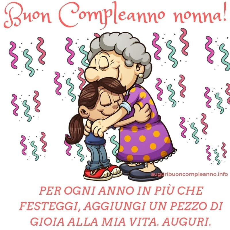 Auguri Di Buon Compleanno Nonna