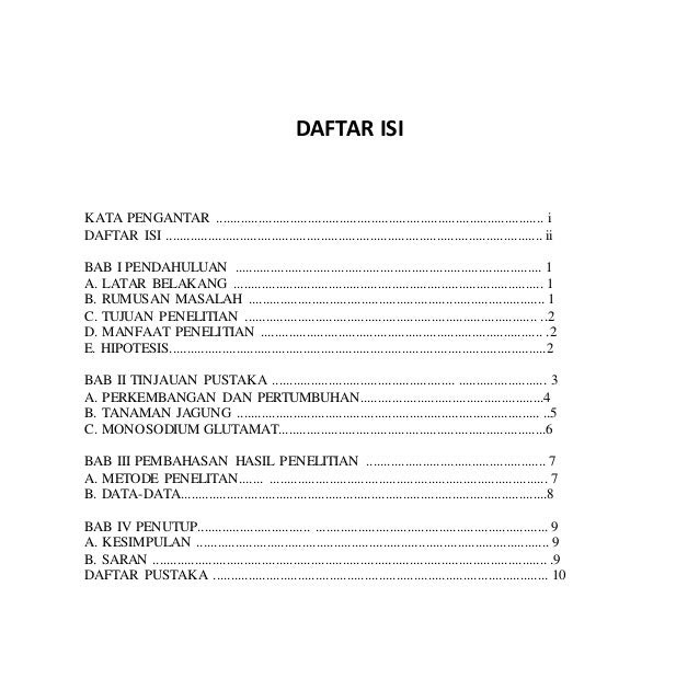 Contoh Proposal Penelitian Biologi Kelas X Arasmi