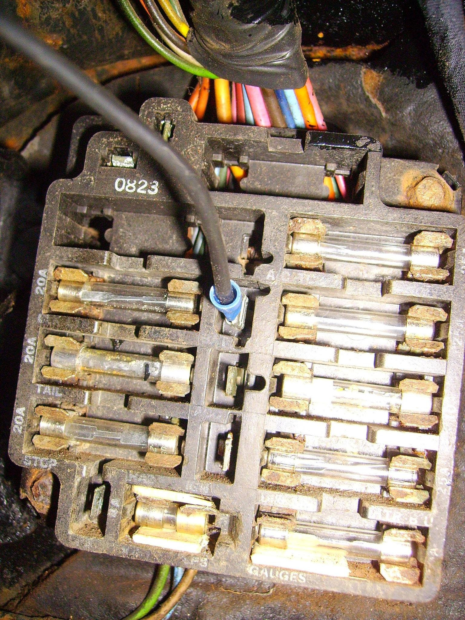 69 Chevelle S Fuse Box - Fuse & Wiring Diagram