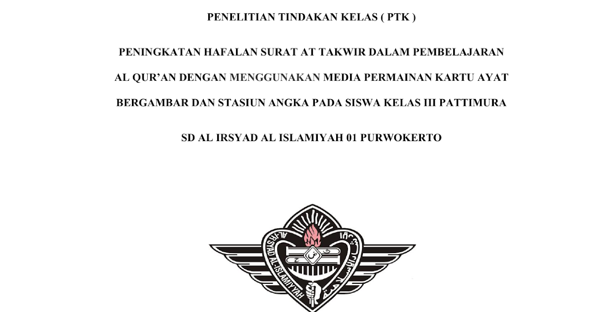 Penelitian Tindakan Kelas Bahasa Inggris Smp Doc Contoh