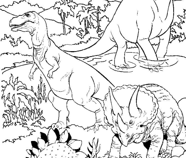 Malvorlage triceratops Idea