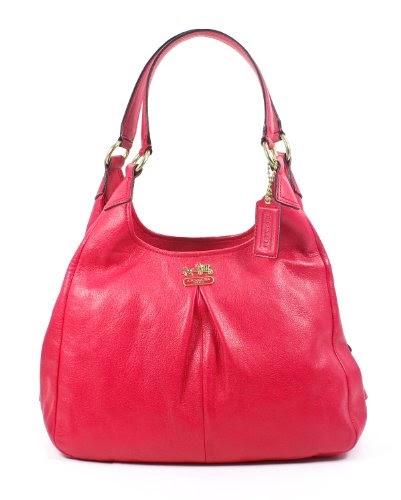 That S Right Coach Leather Madison Maggie Hobo Handbag