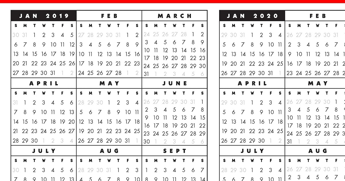 Free 2021 Yearly Calender Template - 2021 Calendar ...