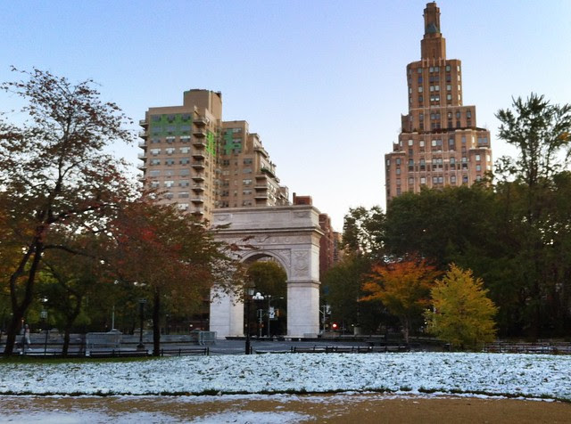 Storm Scene: the Nor'easter in Manhattan