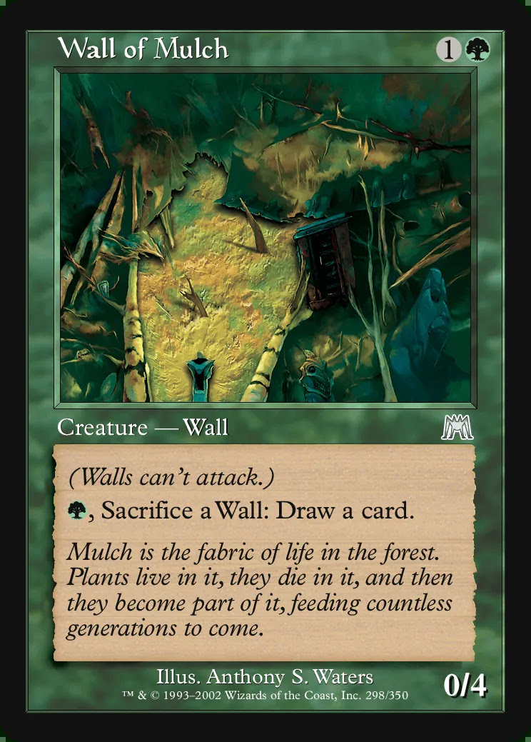 Wall of Mulch