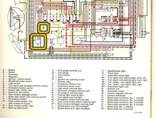 1973 Vw Beetle Wiper Motor Wiring | schematic and wiring diagram