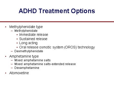 Harmful Facet Results of ADHD Medicines