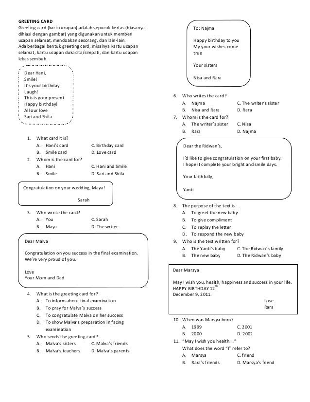 Soal Bahasa Inggris Tentang Direction And Location Smk