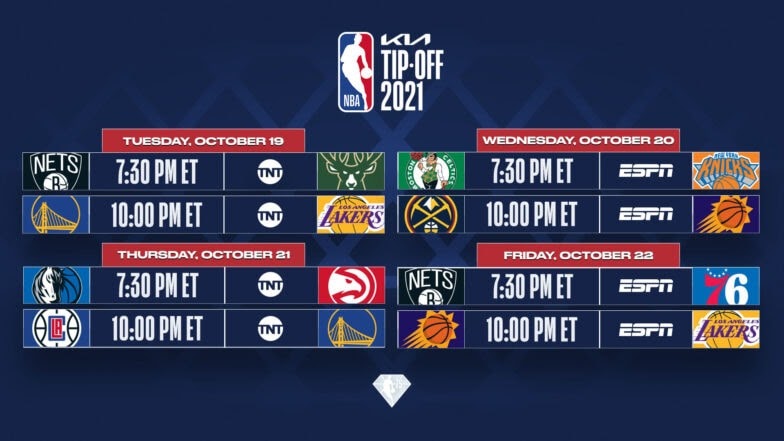 Nba Schedule Today / Nba Announces Game And National Television