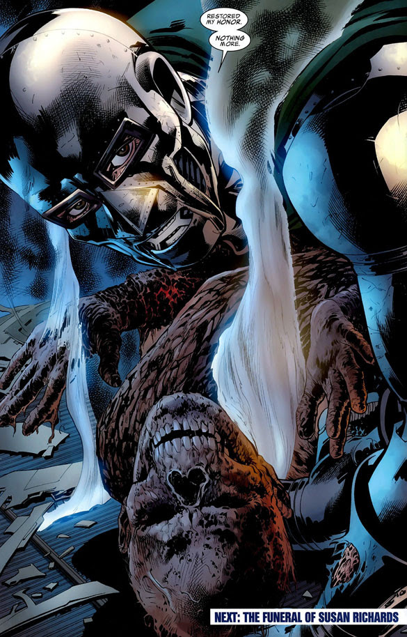 'Hey, is somebody cookin' bacon...oh, it's you, Vic.' Death of the FF