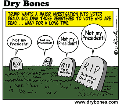 Dry Bones,America,Trump,voter fraud, election, Presidency,