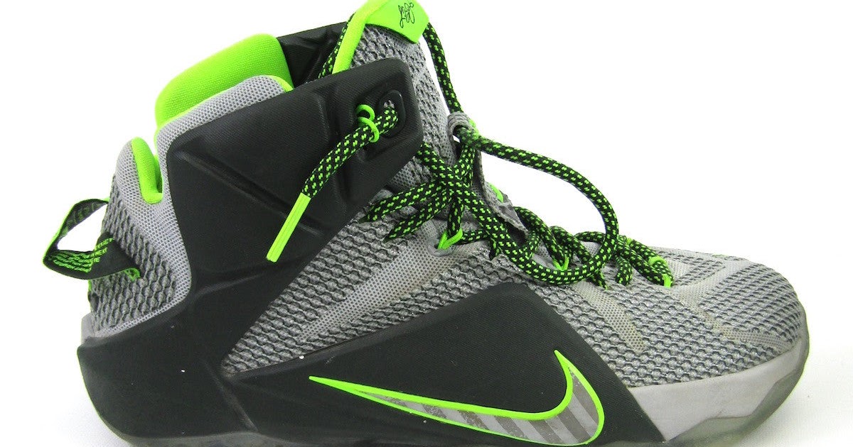 green workout shoes