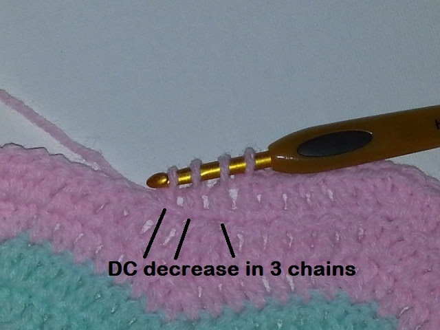 How to Crochet a Ripple Pattern blanket. Written, picture and video tutorial.