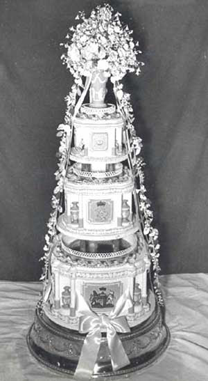 Princess Elizabeth 39s wedding cake