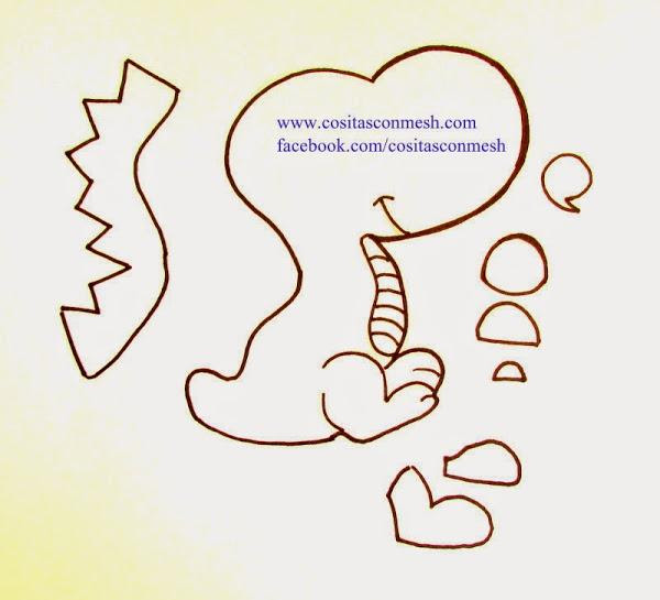 Manualidades para Día del niño: Dulcero dinosaurio