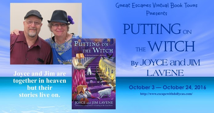 putting on the witch extra large banner