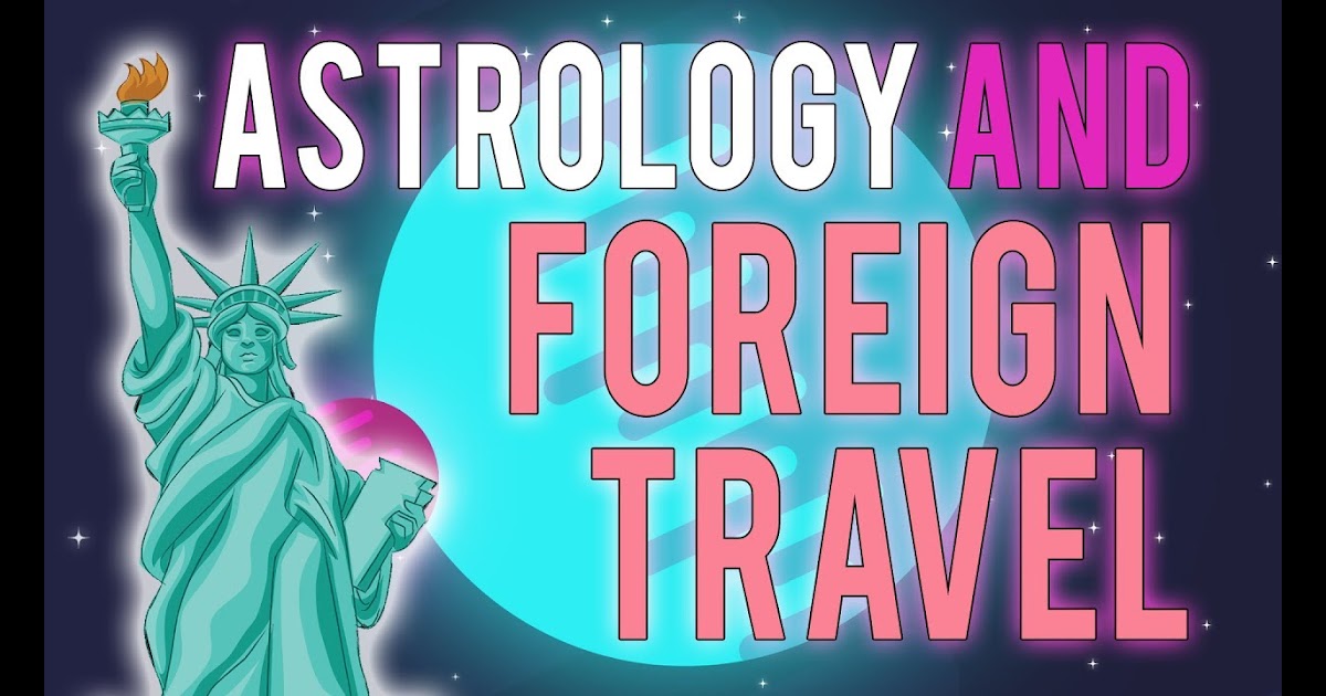 Qual planeta indica viagens estrangeiras?