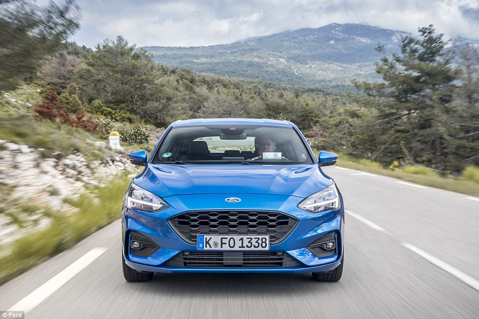 Ray took to the wheel of the £21,570 Ford Focus ST-Line car and was mightily impressed with the full package