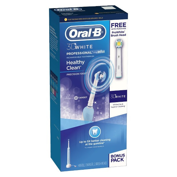 Oral-B® Professional™ Care 3D White 1000 (only available at Target) Oral-B® Professional™ Care 3D White 1000 (only available at Target)