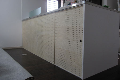 T邸キッチン建具2