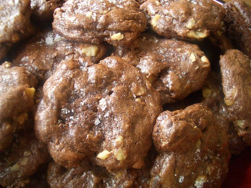 chocolate & sea salt cookies