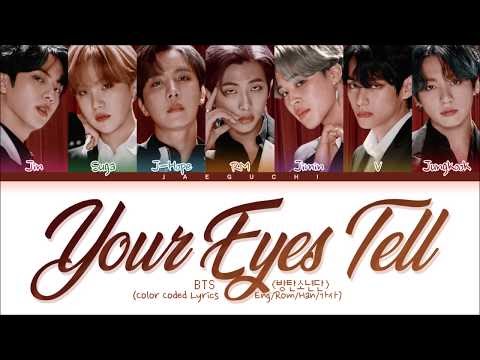 歌詞翻譯 Bts Your Eyes Tell 中原文歌詞 羅馬拼音lyrics 拉里拉雜