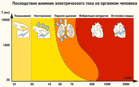 Презентация воздействие электрического тока на организм человека