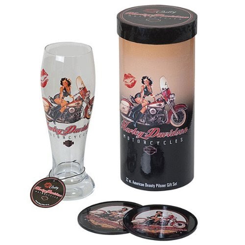 harley davidson beer glasses