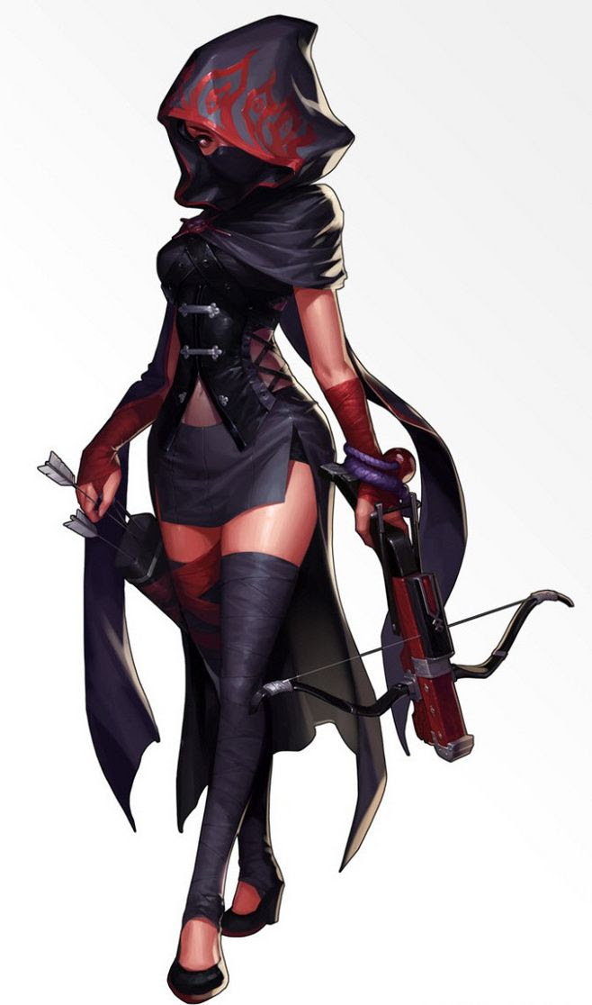 Rogue Badass Anime Girl Assassin