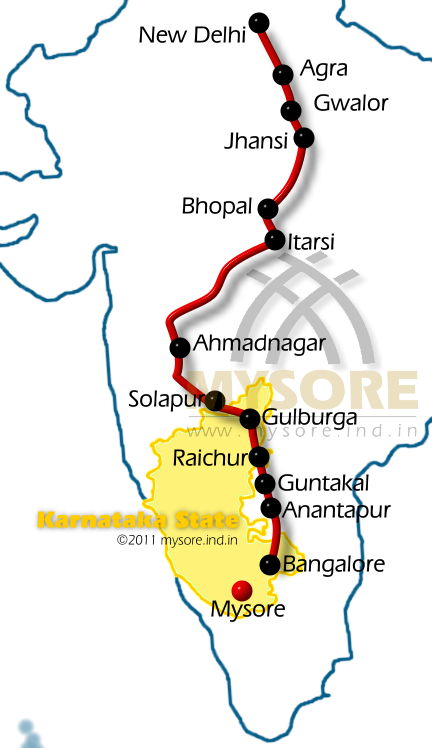 Karnataka Train Route Map | Draw A Topographic Map