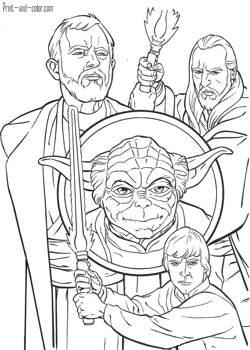Download Star Wars coloring pages | Print and Color.com