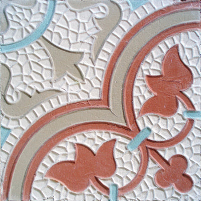 Roseton Relief Tile