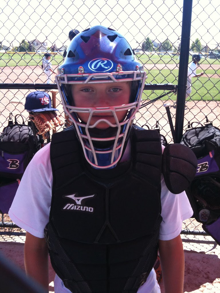 Jack in the catcher's gear