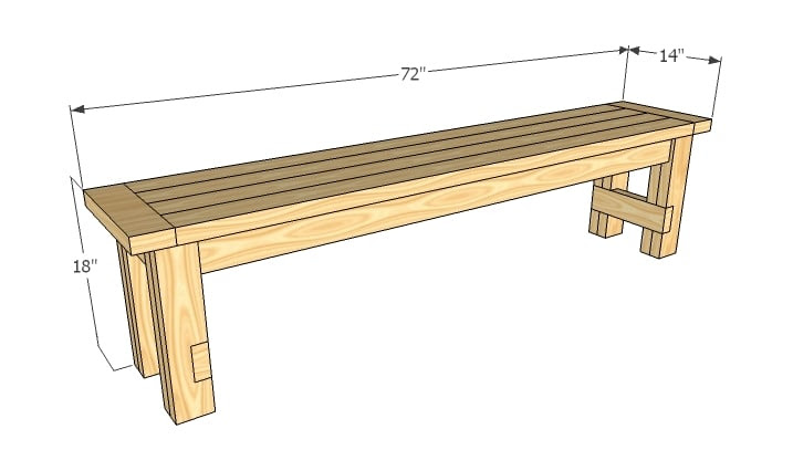 Diy Garden Bench Ideas Free Plans For, Wooden Outdoor Bench Plans Free