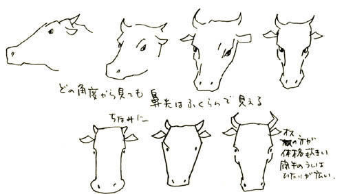 美しい花の画像 エレガントリアル ウシ 牛 イラスト