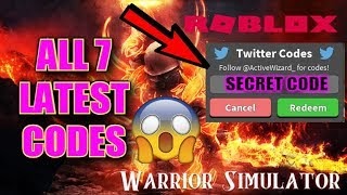 Twitter Roblox Warrior Simulator Codes