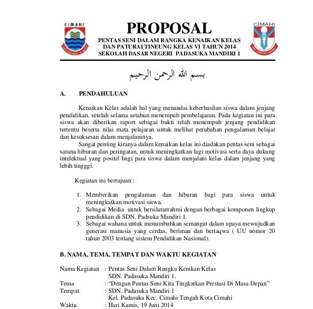 Ramadhan contoh proposal kegiatan Proposal Kegiatan