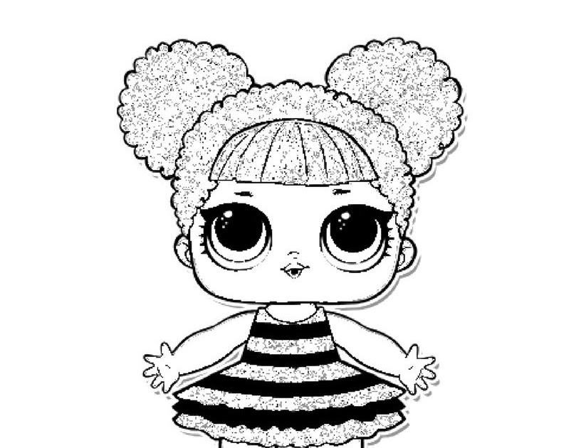 Lol Surprise Queen Bee Coloring Pages - Coloring and Drawing