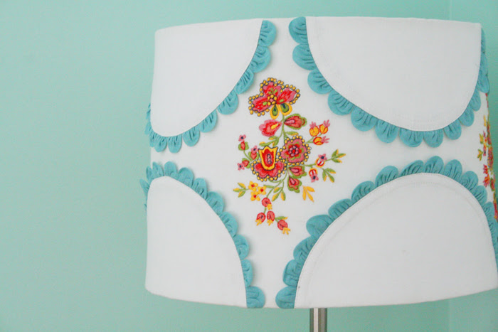 Lampshade in nursery